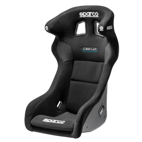 Sparco Circuit I/II QRT Fiberglass - Bucket seat - Black