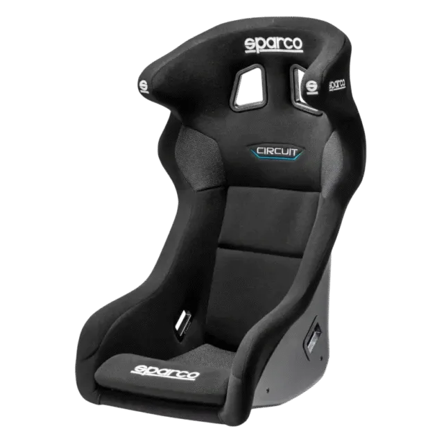 Sparco Circuit I/II QRT Fiberglass - Bucket seat - Black